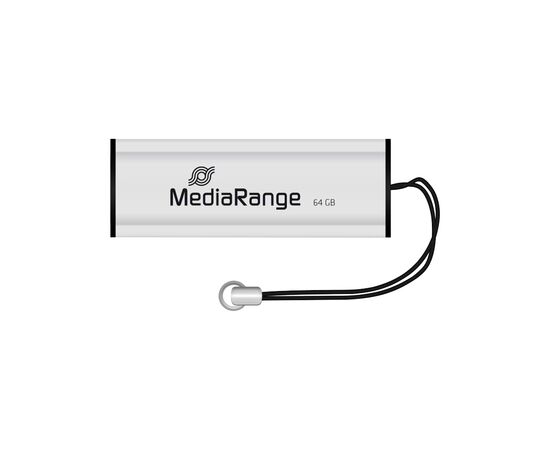 USB флеш накопичувач Mediarange 64GB Black/Silver USB 3.0 (MR917)