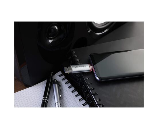 USB флеш накопитель Mediarange 32GB Silver USB 3.0 / Type-C (MR936), изображение 3 USB флеш накопитель Mediarange 32GB Silver USB 3.0 / Type-C (MR936), изображение 3
