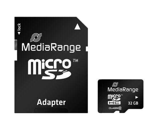 Карта памяти Mediarange 32GB microSD class 10 (MR959)