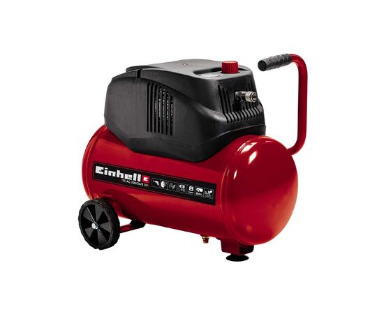 Компрессор Einhell безмасляный TC-AC 200/24/8 OF, 1200Вт, 24л, 180л/мин, 8бар, 15.4кг (4020590)