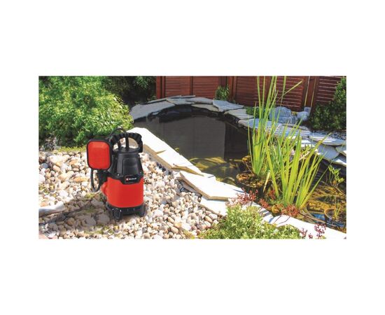 Дренажный насос Einhell GC-DP 3325, 330 Вт, 9500 л/ч, выс. 6 м, глуб. 7 м (4181530), изображение 5 Дренажный насос Einhell GC-DP 3325, 330 Вт, 9500 л/ч, выс. 6 м, глуб. 7 м (4181530), изображение 5