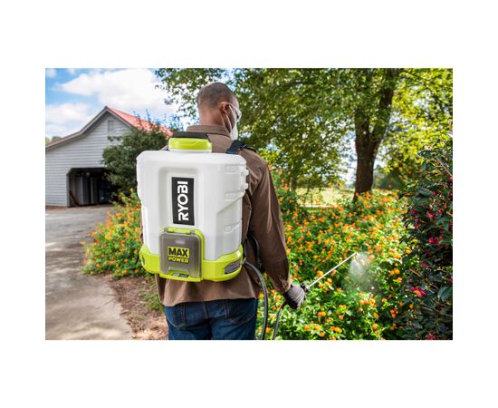 Опрыскиватель Ryobi RY36BPSA-0, ранцевый, MAX POWER 36В, 15л (Без АКБ и ЗП) (5133005775), изображение 5 Опрыскиватель Ryobi RY36BPSA-0, ранцевый, MAX POWER 36В, 15л (Без АКБ и ЗП) (5133005775), изображение 5