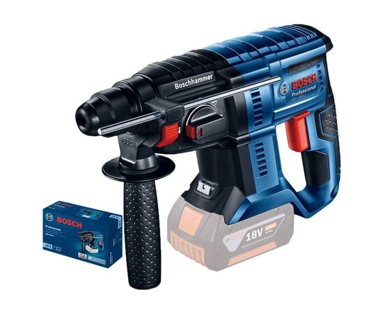 Перфоратор Bosch GBH 180-LI SOLO, 18, 2 Дж, 2.3 кг (без АКБ и ЗУ) (0.611.911.120), изображение 5 Перфоратор Bosch GBH 180-LI SOLO, 18, 2 Дж, 2.3 кг (без АКБ и ЗУ) (0.611.911.120), изображение 5