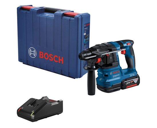 Перфоратор Bosch GBH 185-LI, 18В, SDS-Plus, 1.9Дж, бесщеточный, 1х4.0Ah (0.611.924.022)