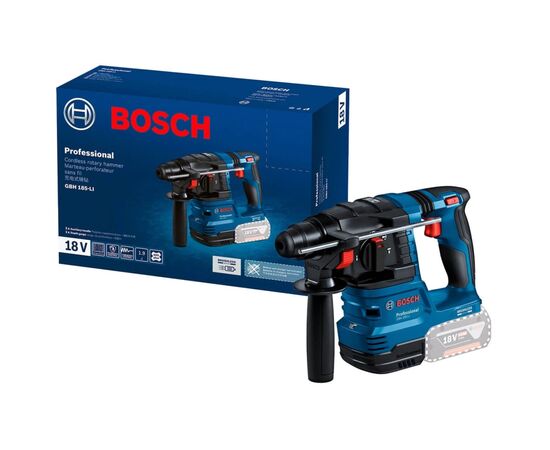 Перфоратор Bosch GBH 185-LI, 18В, SDS-Plus, 1.9Дж, безщітковий (без АКБ та ЗП) (0.611.924.020)