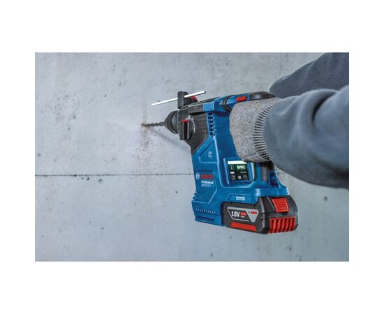 Перфоратор Bosch GBH 187-LI, патрон SDS-plus 24мм, 18В 1х5Ач, 2.4Дж, 3 режима, 980об/мин (0.611.923.022), изображение 8 Перфоратор Bosch GBH 187-LI, патрон SDS-plus 24мм, 18В 1х5Ач, 2.4Дж, 3 режима, 980об/мин (0.611.923.022), изображение 8