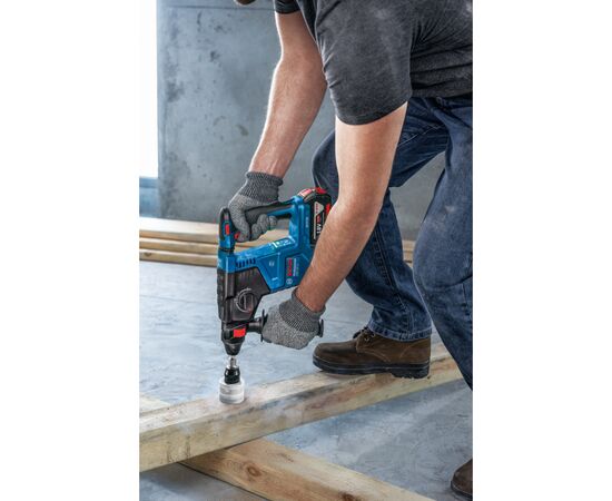 Перфоратор Bosch GBH 187-LI, патрон SDS-plus 24мм, 18В, 2.4Дж, 980об/мин (без АКБ и ЗУ) (0.611.923.120), изображение 3 Перфоратор Bosch GBH 187-LI, патрон SDS-plus 24мм, 18В, 2.4Дж, 980об/мин (без АКБ и ЗУ) (0.611.923.120), изображение 3