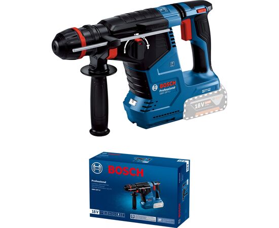 Перфоратор Bosch GBH 187-LI, патрон SDS-plus 24мм, 18В, 2.4Дж, 980об/мин (без АКБ и ЗУ) (0.611.923.120), изображение 9 Перфоратор Bosch GBH 187-LI, патрон SDS-plus 24мм, 18В, 2.4Дж, 980об/мин (без АКБ и ЗУ) (0.611.923.120), изображение 9