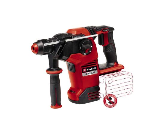 Перфоратор Einhell HEROCCO 36/28, 36В, 3.2Дж, 0-1100об/х (без АКБ и ЗУ) (4513950), изображение 2 Перфоратор Einhell HEROCCO 36/28, 36В, 3.2Дж, 0-1100об/х (без АКБ и ЗУ) (4513950), изображение 2