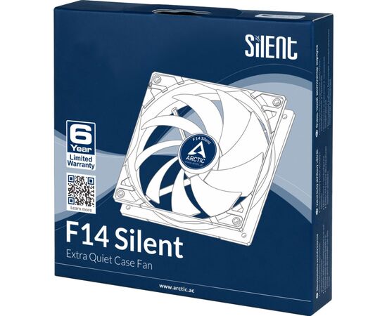 Кулер для корпуса Arctic F14 SILENT (ACFAN00076A), изображение 6 Кулер для корпуса Arctic F14 SILENT (ACFAN00076A), изображение 6
