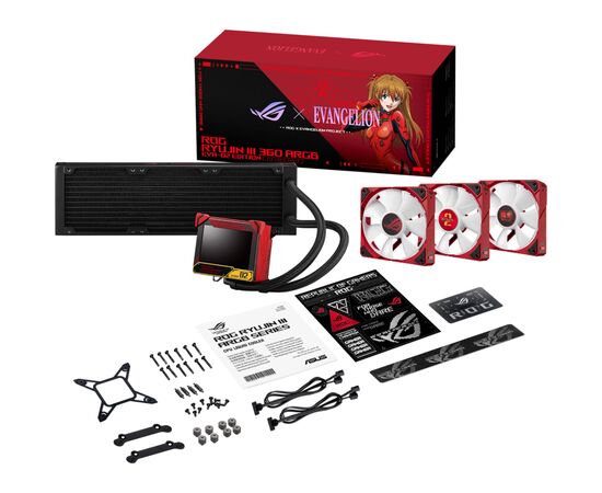 Система водяного охолодження ASUS ROG RYUJIN III 360 ARGB EVA-02 Edition (90RC00L3-M0UAY0), зображення 11 Система водяного охолодження ASUS ROG RYUJIN III 360 ARGB EVA-02 Edition (90RC00L3-M0UAY0), зображення 11