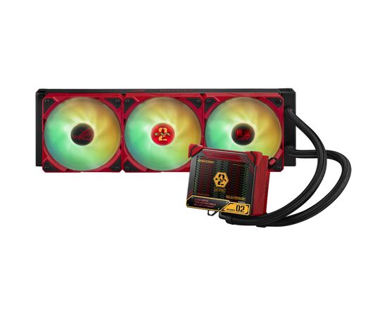 Система водяного охолодження ASUS ROG RYUJIN III 360 ARGB EVA-02 Edition (90RC00L3-M0UAY0), зображення 2 Система водяного охолодження ASUS ROG RYUJIN III 360 ARGB EVA-02 Edition (90RC00L3-M0UAY0), зображення 2