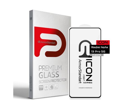 Стекло защитное Armorstandart Icon Xiaomi Redmi Note 13 Pro 5G Black (ARM71830)