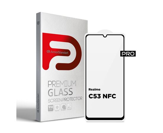 Скло захисне Armorstandart Pro Realme C53 Black (ARM71014)