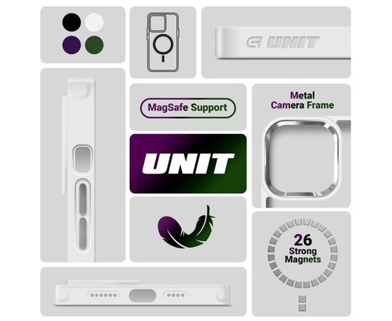 Чехол для мобильного телефона Armorstandart Unit MagSafe Apple iPhone 15 Pro Matte Clear Silver (ARM69349), изображение 5 Чехол для мобильного телефона Armorstandart Unit MagSafe Apple iPhone 15 Pro Matte Clear Silver (ARM69349), изображение 5