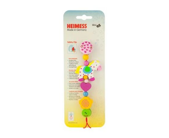 Клипса для пустышек Heimess Лошадка (733650), изображение 7 Клипса для пустышек Heimess Лошадка (733650), изображение 7