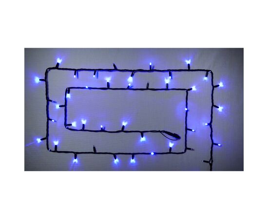 Гирлянда Delux String 100LED IP44 EN 10 м Синий/черный (90016605), изображение 2 Гирлянда Delux String 100LED IP44 EN 10 м Синий/черный (90016605), изображение 2