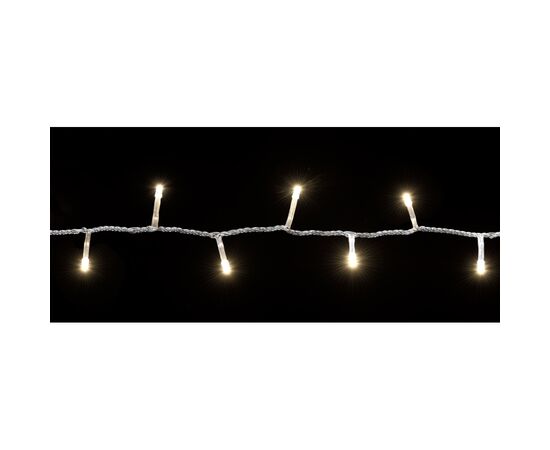 Гирлянда Delux STRING С 100 LED 5m Теплый белый/прозрачный IP20 (90009495), изображение 2 Гирлянда Delux STRING С 100 LED 5m Теплый белый/прозрачный IP20 (90009495), изображение 2