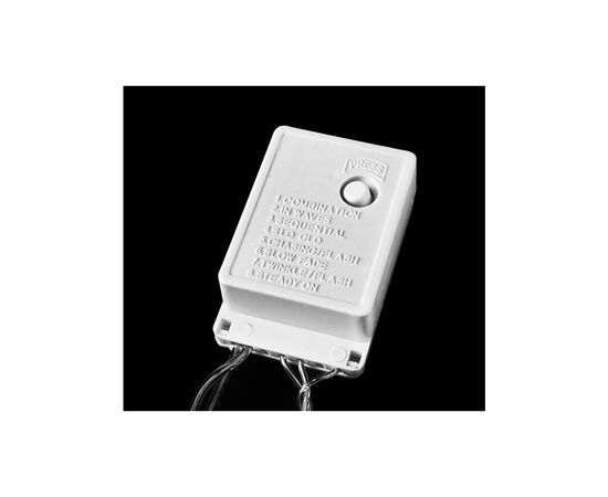 Гирлянда Delux STRING С 100 LED 5m Теплый белый/прозрачный IP20 (90009495), изображение 4 Гирлянда Delux STRING С 100 LED 5m Теплый белый/прозрачный IP20 (90009495), изображение 4