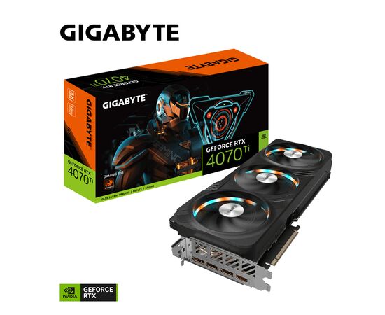Видеокарта GIGABYTE GeForce RTX4070Ti 12Gb GAMING (GV-N407TGAMING-12GD), изображение 9 Видеокарта GIGABYTE GeForce RTX4070Ti 12Gb GAMING (GV-N407TGAMING-12GD), изображение 9