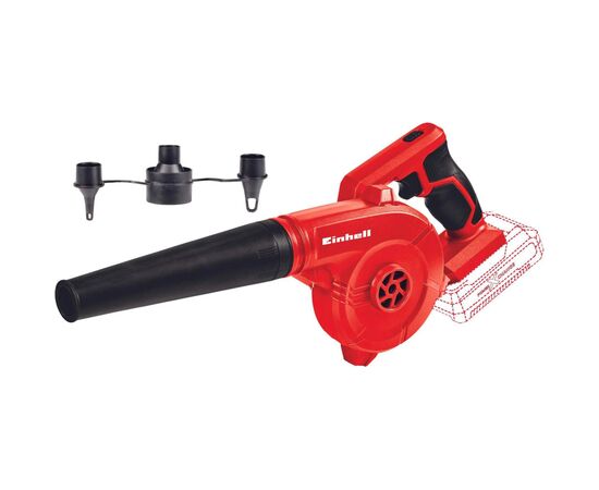 Воздуходувка Einhell TE-CB 18/180 Li - Solo, 18В, 130/180 км/ч, 3 насадки (без АКБ и ЗУ) (3408001), изображение 3 Воздуходувка Einhell TE-CB 18/180 Li - Solo, 18В, 130/180 км/ч, 3 насадки (без АКБ и ЗУ) (3408001), изображение 3