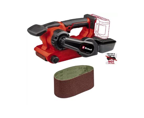 Шлифовальная машина Einhell TP-BS 18/457 Li BL - Solo, PXC, 18В, лента 457х75мм (без АКБ и ЗУ) (4466270), изображение 2