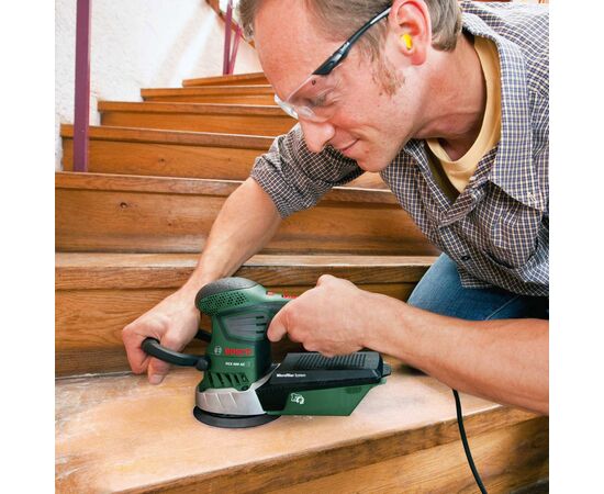 Шлифовальная машина Bosch PEX 400 AE, 350Вт, 125мм, 10600 об/мин (0.603.3A4.000), изображение 5 Шлифовальная машина Bosch PEX 400 AE, 350Вт, 125мм, 10600 об/мин (0.603.3A4.000), изображение 5