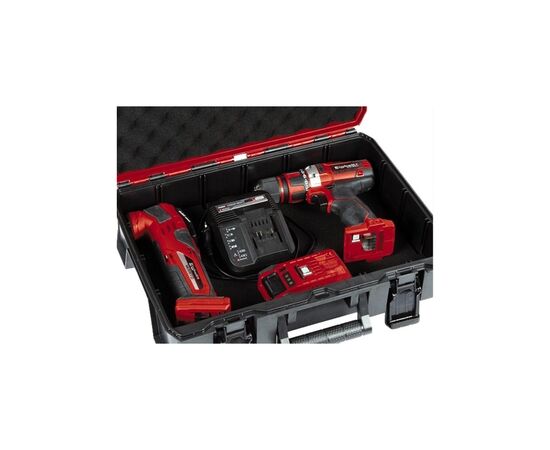 Ящик для инструментов Einhell E-Case S-F (поролон), до 25к, вкладыш из поролона Grid Foam Set (4540019), изображение 4 Ящик для инструментов Einhell E-Case S-F (поролон), до 25к, вкладыш из поролона Grid Foam Set (4540019), изображение 4