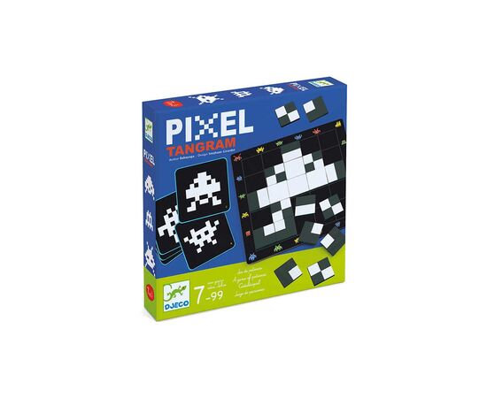 Настольная игра Djeco Pixel Tamgram (DJ08443), изображение 2 Настольная игра Djeco Pixel Tamgram (DJ08443), изображение 2