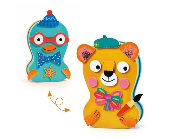 Настольная игра Djeco Магнитная игра Портреты (DJ03087), изображение 2 Настольная игра Djeco Магнитная игра Портреты (DJ03087), изображение 2