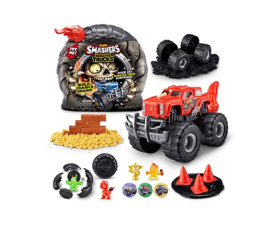 Игровой набор Smashers с аксессуарами Monster Wheels (DINO TRUCK)/Монстер Уилс (ДИНО ТРЕК) (74103A)