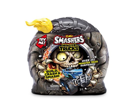 Игровой набор Smashers с аксессуарами Monster Wheels (SHARK TRUCK)/Монстер Уилс (ШАРК ТРЕК) (74103D), изображение 7 Игровой набор Smashers с аксессуарами Monster Wheels (SHARK TRUCK)/Монстер Уилс (ШАРК ТРЕК) (74103D), изображение 7