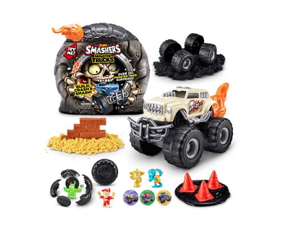 Игровой набор Smashers с аксессуарами Monster Wheels (SKULL TRUCK)/Монстер Уилс (СКАЛЛ ТРЕК) (74103B)