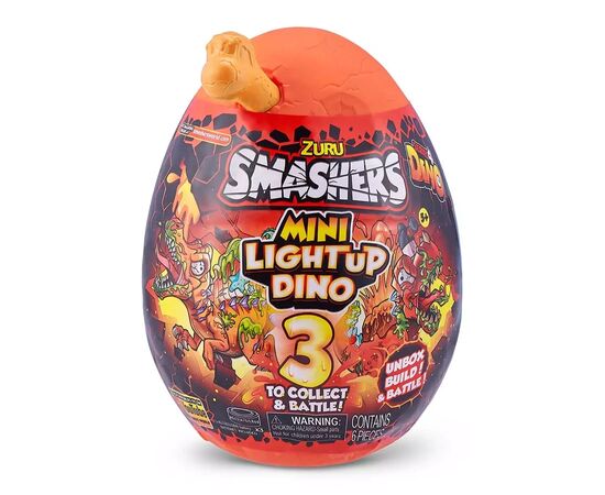 Игровой набор Smashers Light-Up Dino Mini с аксессуарами-В (Смешерс Лайт Ап Дино Мини) серия 4 (7473B), изображение 10 Игровой набор Smashers Light-Up Dino Mini с аксессуарами-В (Смешерс Лайт Ап Дино Мини) серия 4 (7473B), изображение 10
