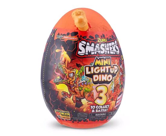 Игровой набор Smashers Light-Up Dino Mini с аксессуарами-В (Смешерс Лайт Ап Дино Мини) серия 4 (7473B), изображение 2 Игровой набор Smashers Light-Up Dino Mini с аксессуарами-В (Смешерс Лайт Ап Дино Мини) серия 4 (7473B), изображение 2