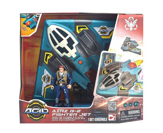 Игровой набор A.C.I.D. AIRZ B-2 Fighter Jet/МорфоЗор Истребитель AIRZ B-2 (535200), изображение 8 Игровой набор A.C.I.D. AIRZ B-2 Fighter Jet/МорфоЗор Истребитель AIRZ B-2 (535200), изображение 8