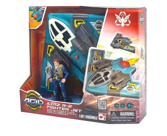 Игровой набор A.C.I.D. AIRZ B-2 Fighter Jet/МорфоЗор Истребитель AIRZ B-2 (535200)