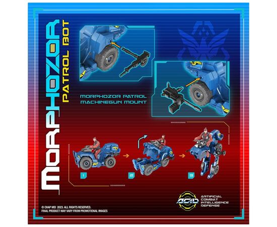 Игровой набор A.C.I.D. MorphoZor Patrol Bot/МорфоЗор Патрульный робот (535003), изображение 5 Игровой набор A.C.I.D. MorphoZor Patrol Bot/МорфоЗор Патрульный робот (535003), изображение 5