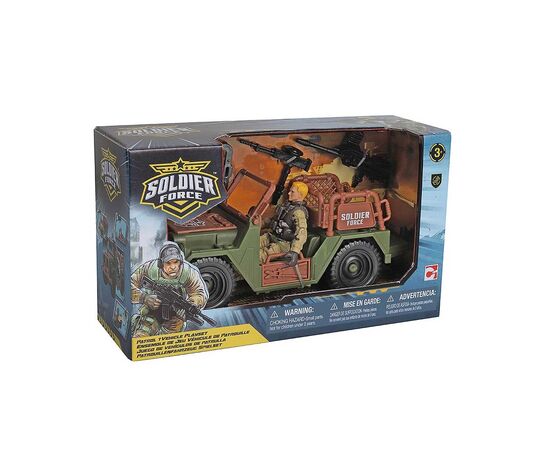 Игровой набор Chap Mei Солдаты PATROL JEEP (545301-1), изображение 2 Игровой набор Chap Mei Солдаты PATROL JEEP (545301-1), изображение 2