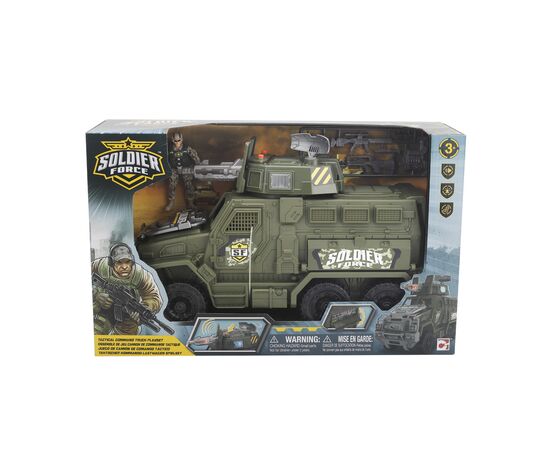 Игровой набор Chap Mei Солдаты TACTICAL COMMAND TRUCK PLAYSET (545121), изображение 4 Игровой набор Chap Mei Солдаты TACTICAL COMMAND TRUCK PLAYSET (545121), изображение 4