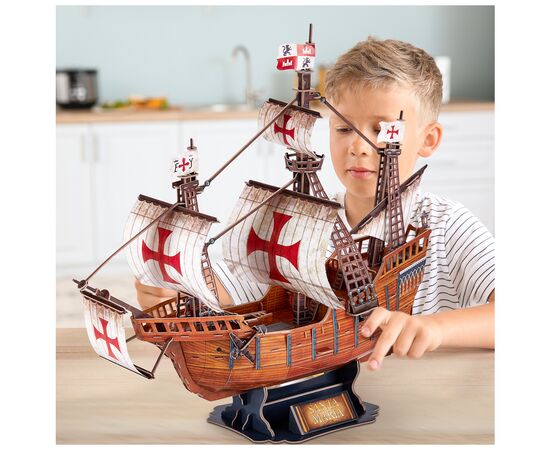 Пазл Cubic Fun 3D корабль Санта-Мария (T4038h), изображение 4 Пазл Cubic Fun 3D корабль Санта-Мария (T4038h), изображение 4