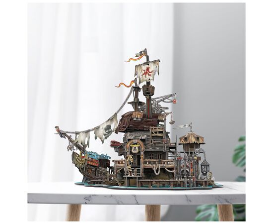 Пазл Cubic Fun 3D Пиратский корабль Тортуга (T4039h), изображение 2 Пазл Cubic Fun 3D Пиратский корабль Тортуга (T4039h), изображение 2