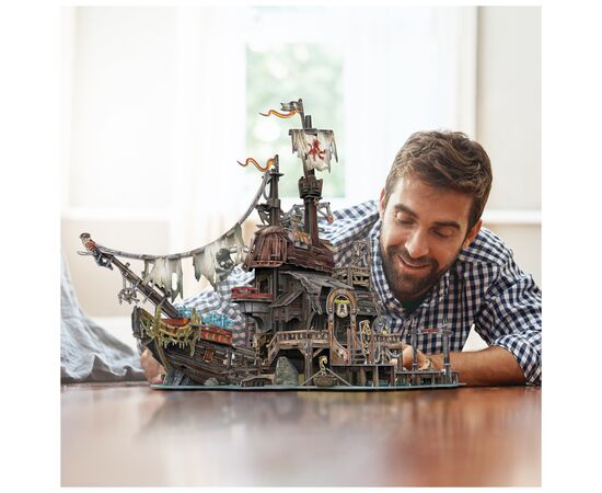 Пазл Cubic Fun 3D Пиратский корабль Тортуга (T4039h), изображение 4 Пазл Cubic Fun 3D Пиратский корабль Тортуга (T4039h), изображение 4
