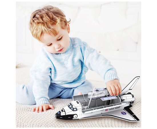 Пазл Cubic Fun 3D NASA Космический шаттл Дискавери (DS1057h), изображение 3 Пазл Cubic Fun 3D NASA Космический шаттл Дискавери (DS1057h), изображение 3