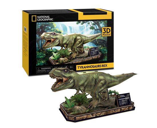 Пазл Cubic Fun 3D National Geographic Dino Тиранозавр Рекс (DS1051h), зображення 2