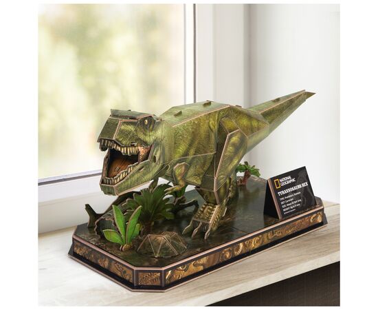 Пазл Cubic Fun 3D National Geographic Dino Тиранозавр Рекс (DS1051h), зображення 3