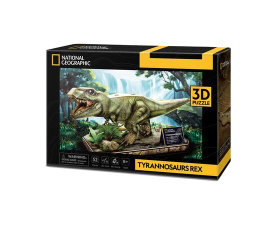 Пазл Cubic Fun 3D National Geographic Dino Тиранозавр Рекс (DS1051h)