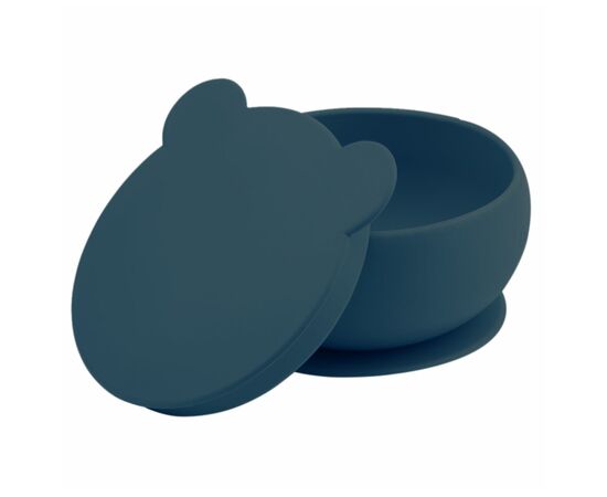 Тарелка детская MinikOiOi Bowly глубокая с крышкой на присоске Deep Blue (101080010), изображение 2 Тарелка детская MinikOiOi Bowly глубокая с крышкой на присоске Deep Blue (101080010), изображение 2