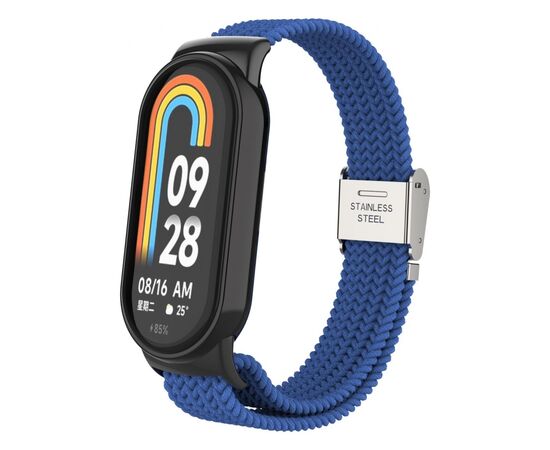Ремешок для фитнес браслета Armorstandart Braided Solo Loop для Xiaomi Mi Band 8 Blue (ARM69926)