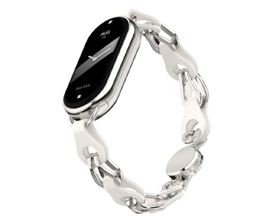 Ремешок для фитнес браслета Armorstandart Chain Wristband для Xiaomi Mi Band 8 Silver (ARM69922)